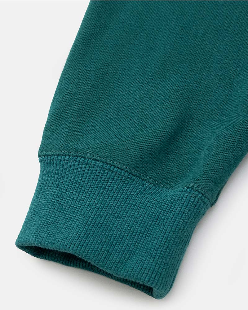 Shawl collar sweat-shirt