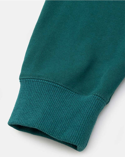 Shawl collar sweat-shirt