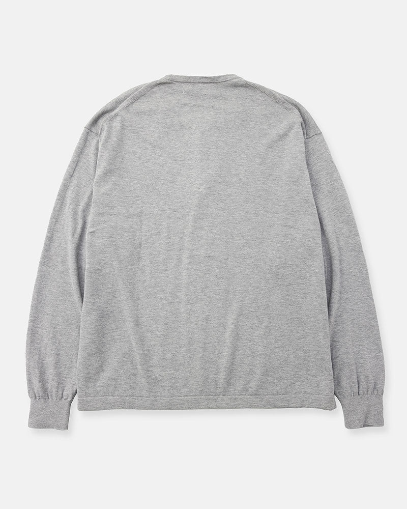 Cotton knit cardigan