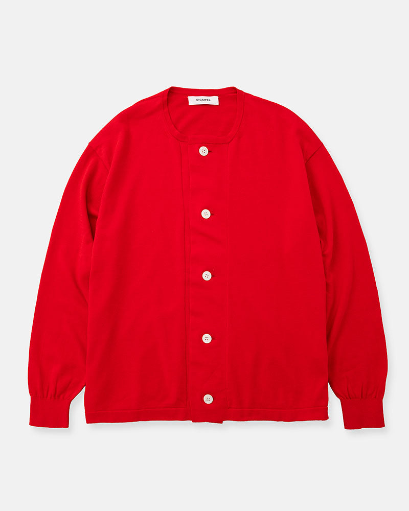 Cotton knit cardigan