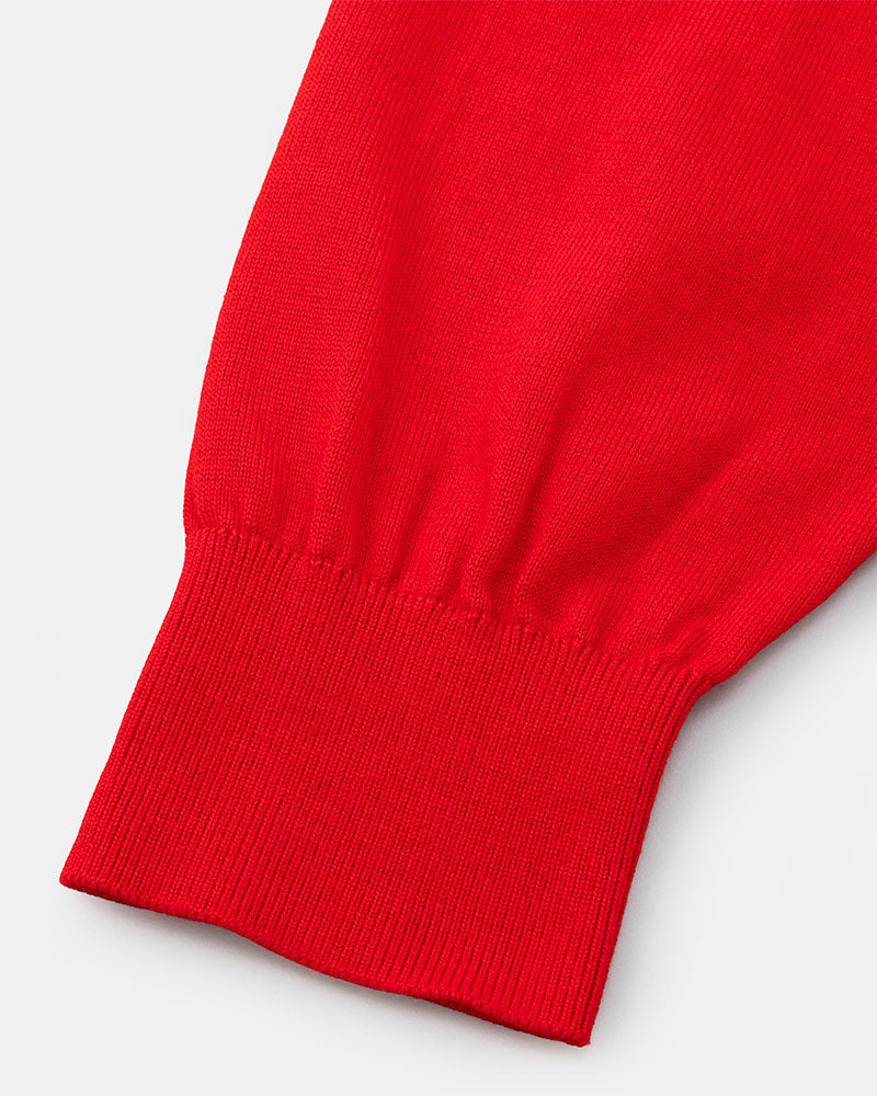 Cotton knit cardigan