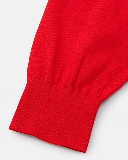Cotton knit cardigan