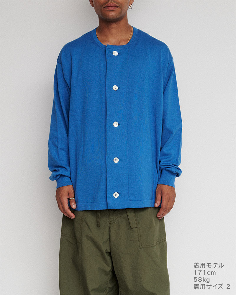 Cotton knit cardigan