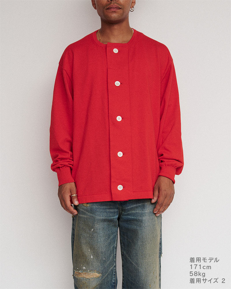 Cotton knit cardigan