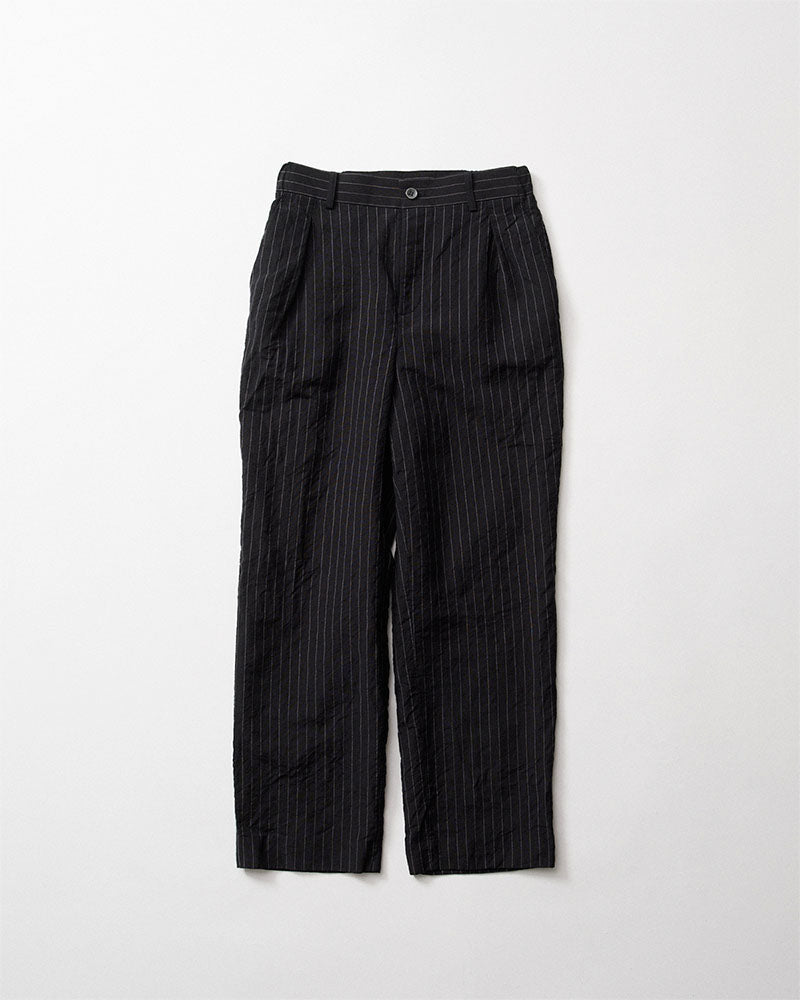 パンツ DIGAWEL tapered black pants DIGAWEL（ディガウェル） スラックス In tuck pants メンズ レディース