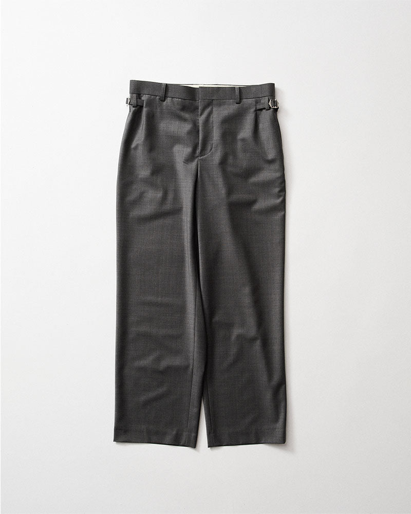 パンツ DIGAWEL tapered black pants DIGAWEL（ディガウェル） スラックス In tuck pants メンズ レディース