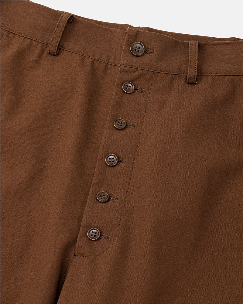 Button fly pants