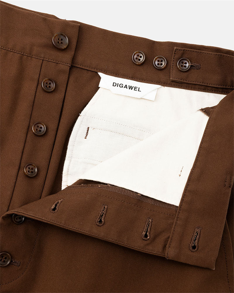 Button fly pants