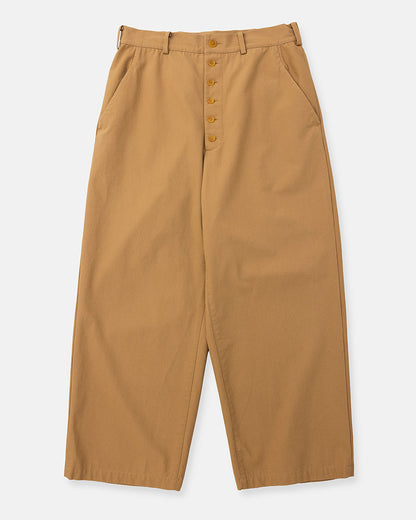 Button fly pants