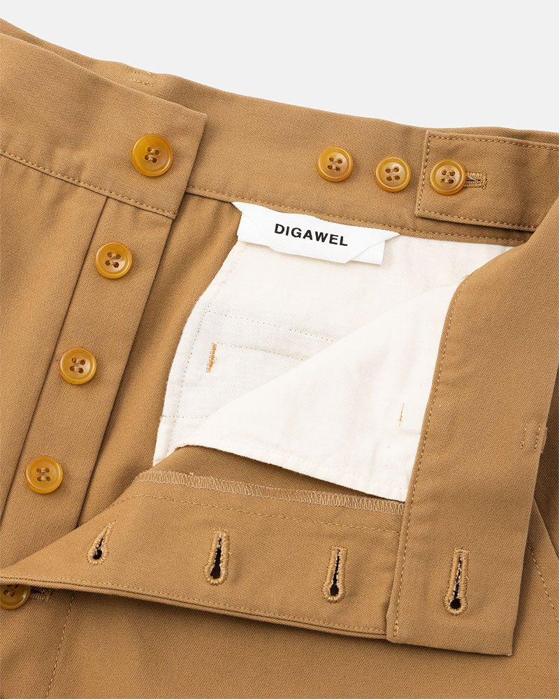 Button fly pants
