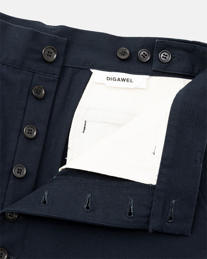 Button fly pants