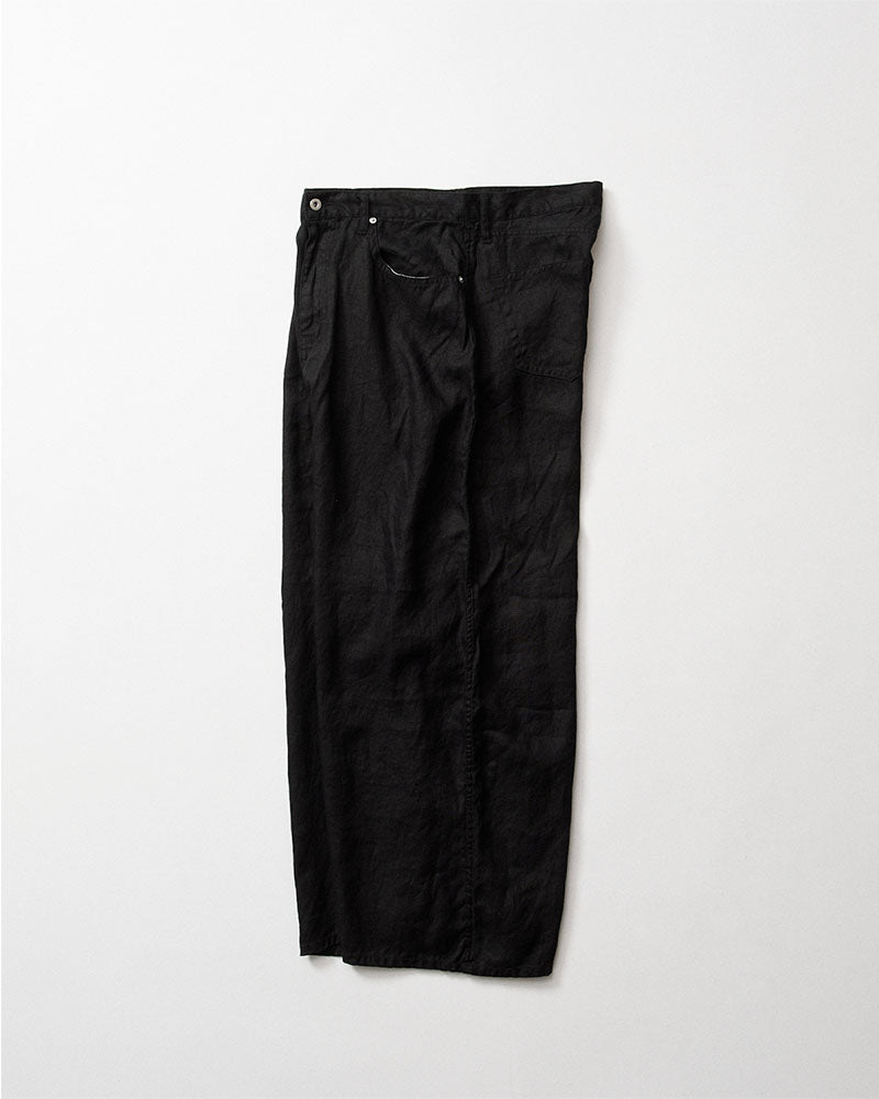 Puckering wide pants