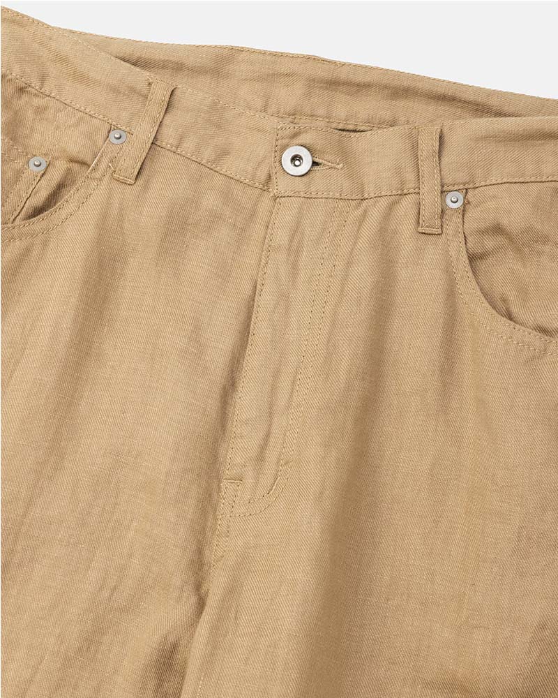 Puckering wide pants