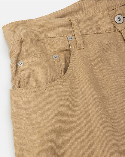 Puckering wide pants