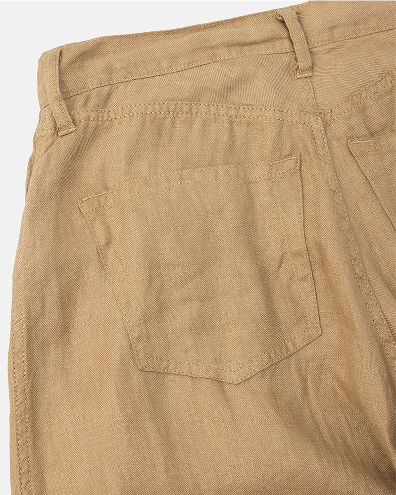 Puckering wide pants