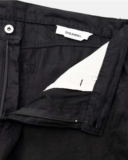 Puckering wide pants