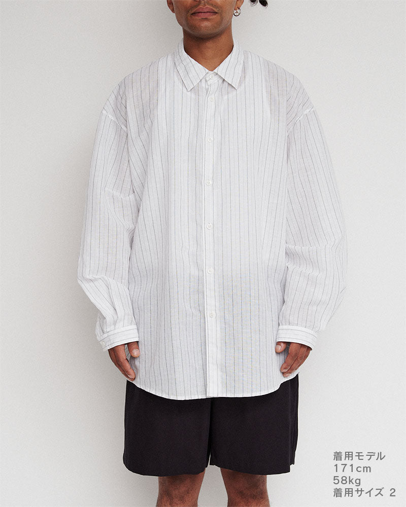 新品✨ DIGAWEL Oversized stripe shirt サイズ2 Oversized stripe shirt – DIGAWEL ONLINE STORE