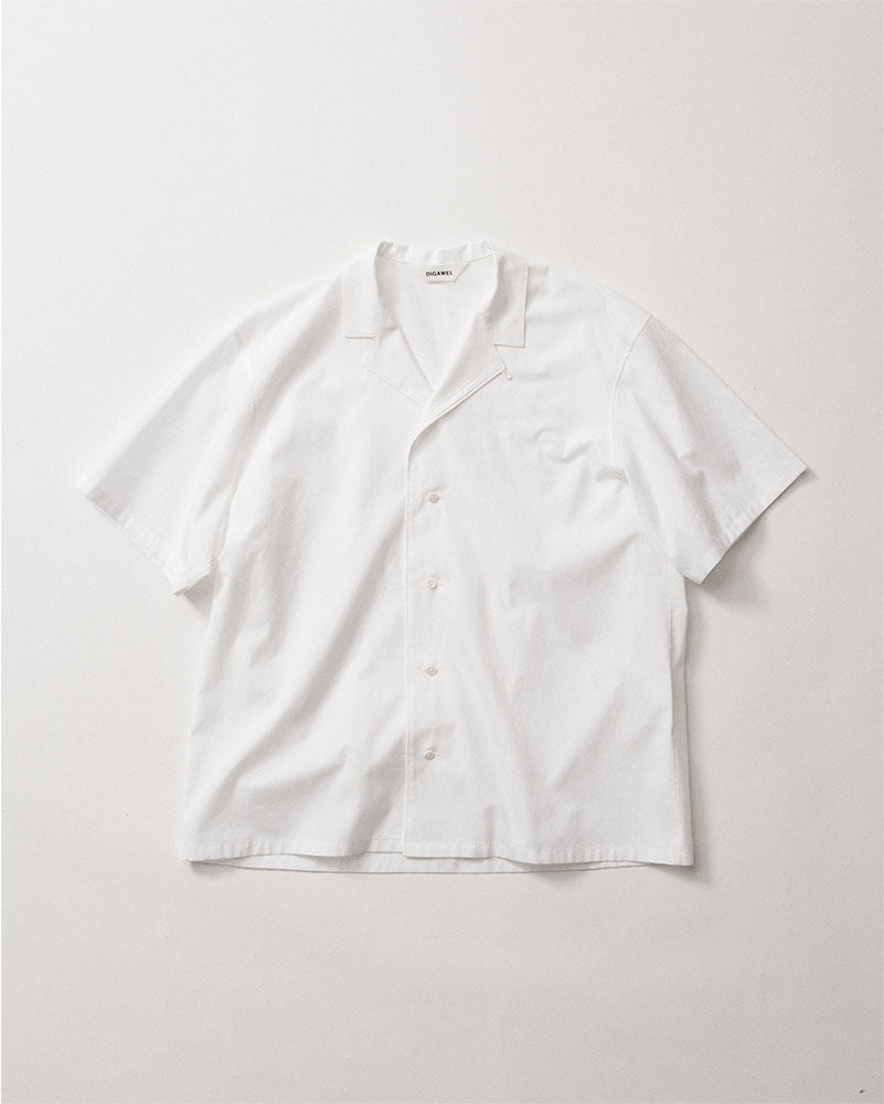 Open-collar S/S shirt