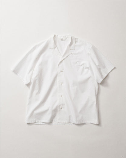 Open-collar S/S shirt