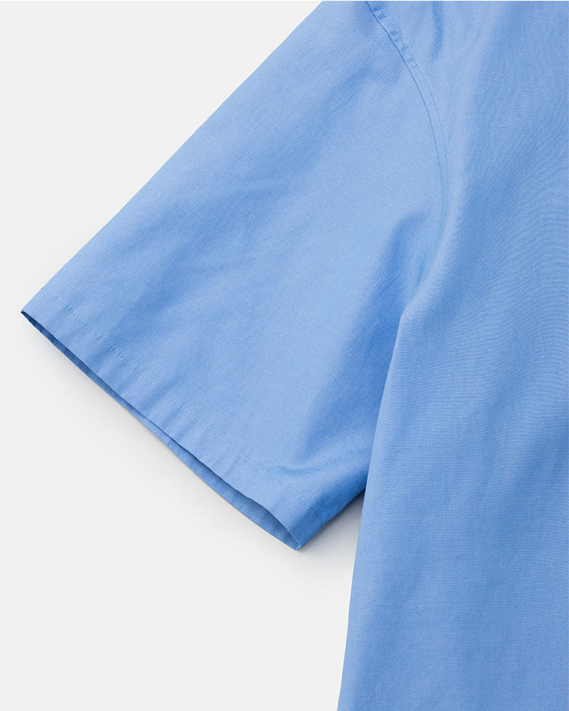 Open-collar S/S shirt