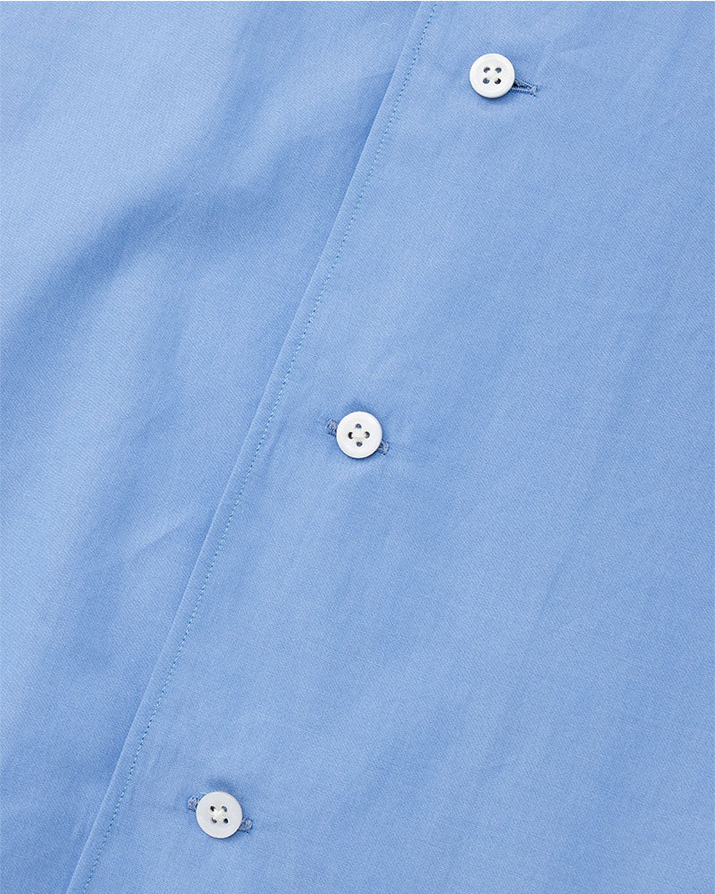 Open-collar S/S shirt