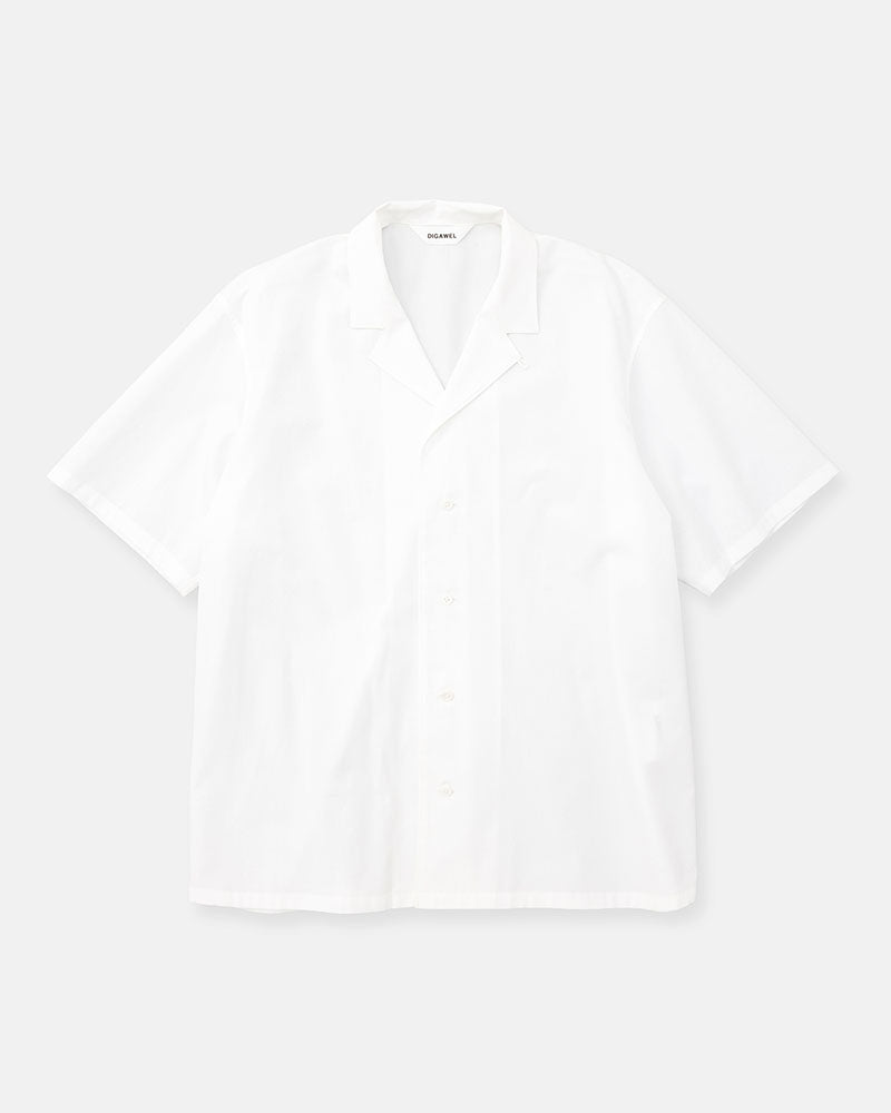 Open-collar S/S shirt