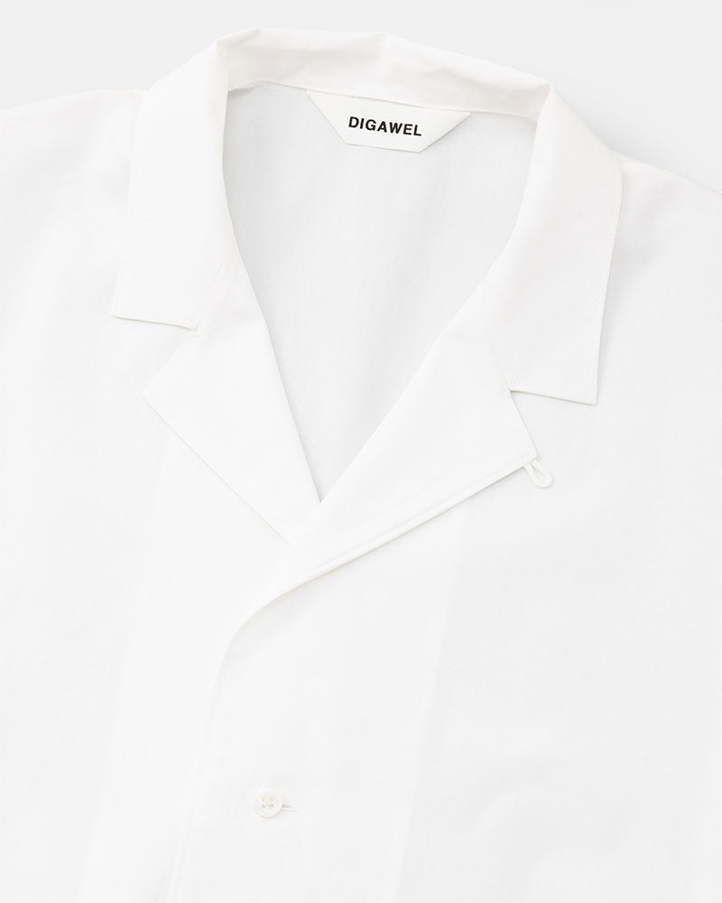 Open-collar S/S shirt