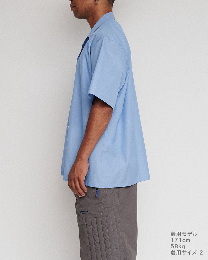 Open-collar S/S shirt