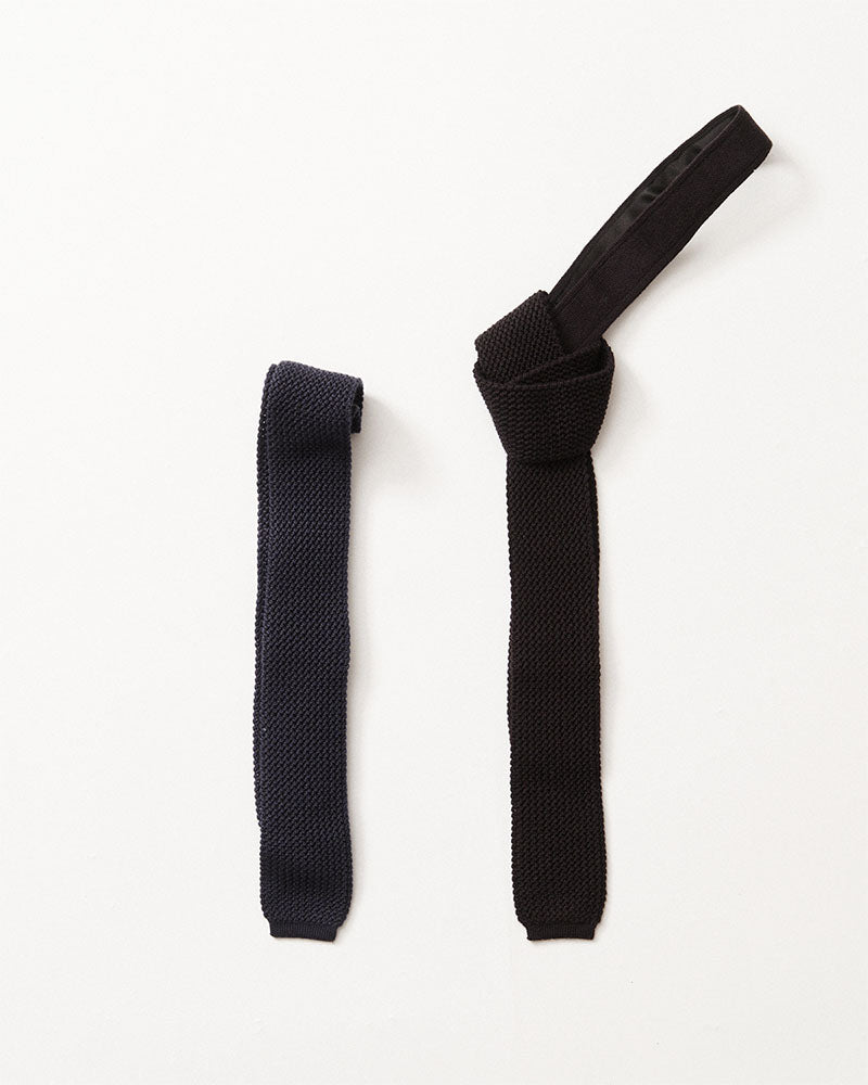 Silk knit tie