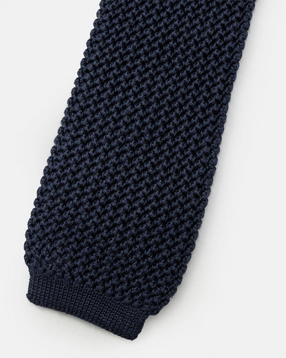 Silk knit tie