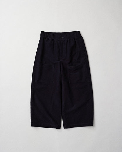 Cropped wide pants