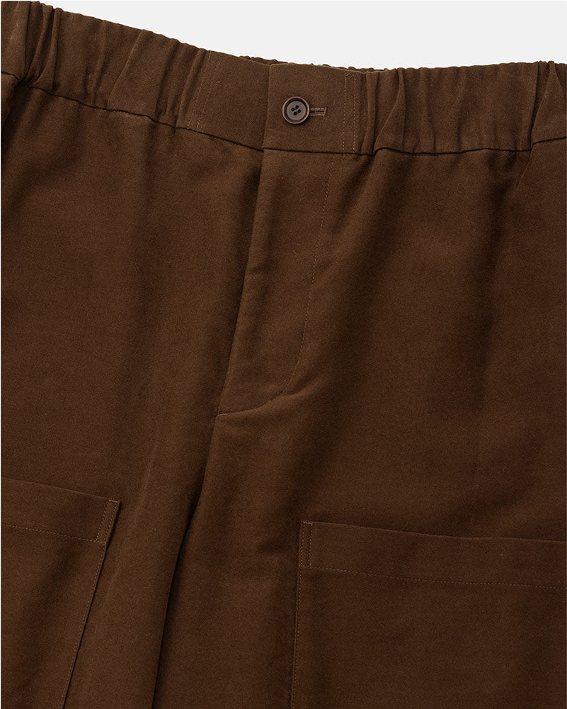 Cropped wide pants