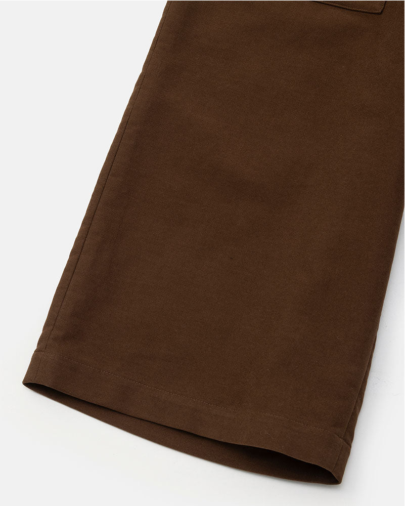Cropped wide pants