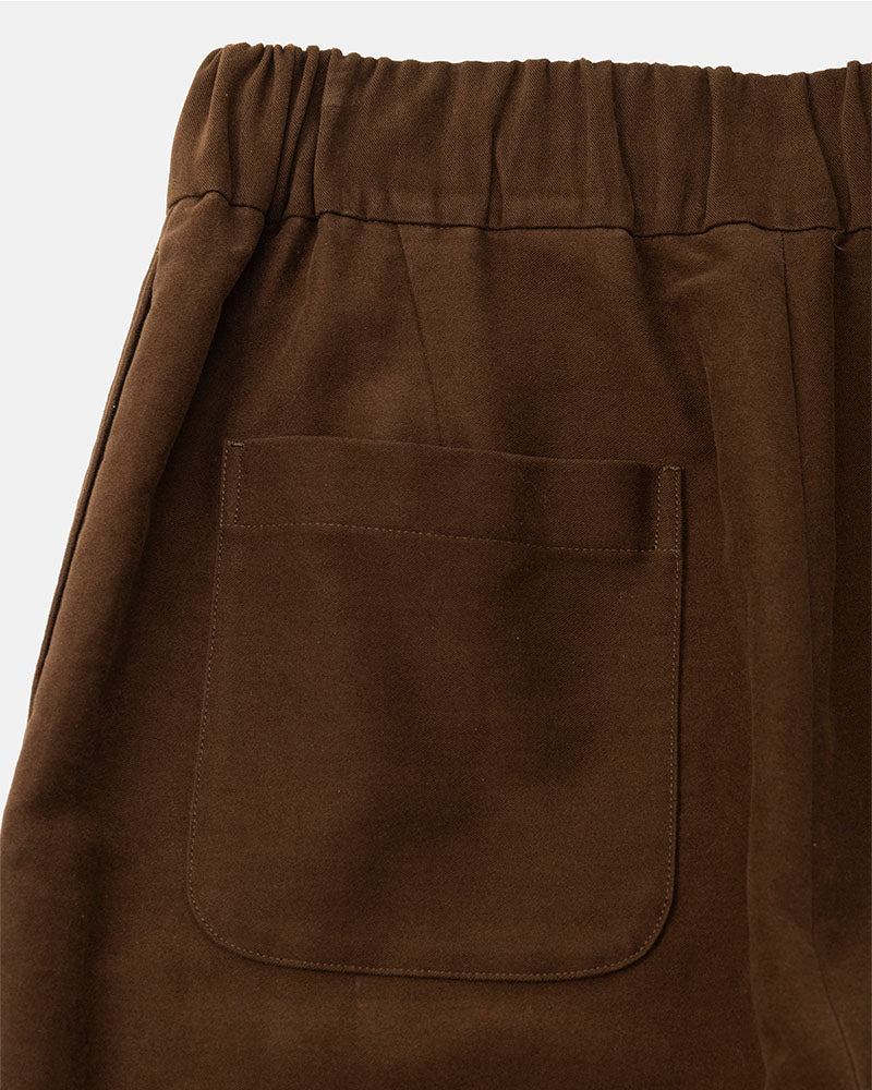 Cropped wide pants