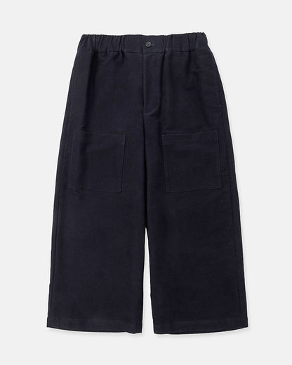 Cropped wide pants