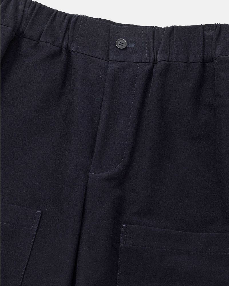 Cropped wide pants