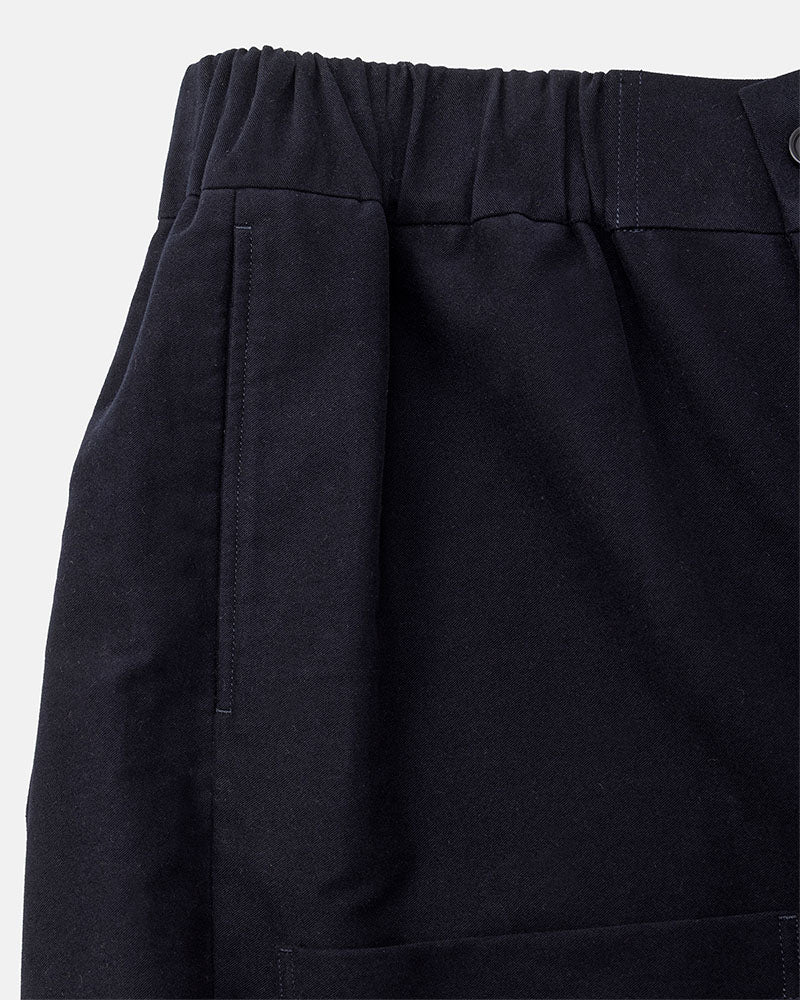 Cropped wide pants