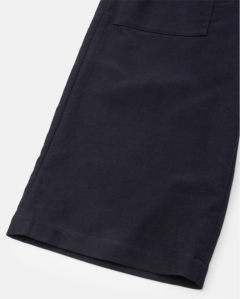 Cropped wide pants