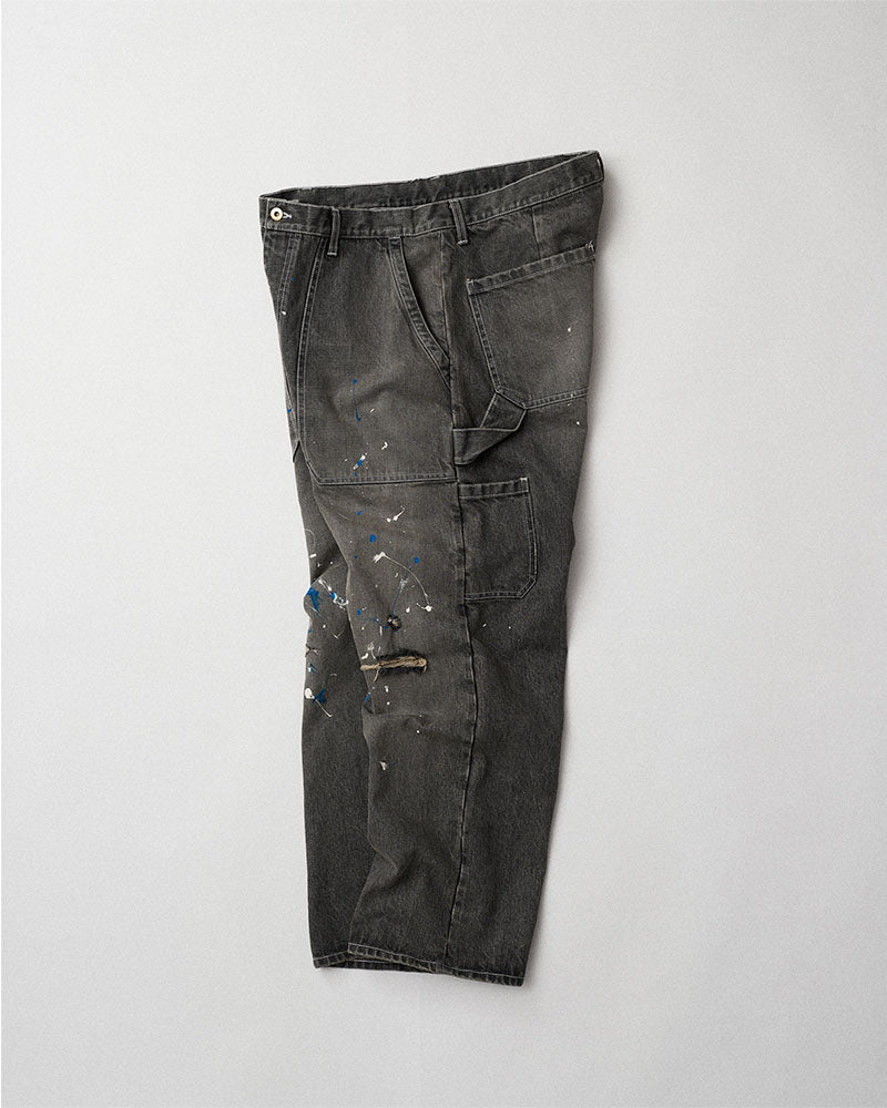 Distressed painter jeans