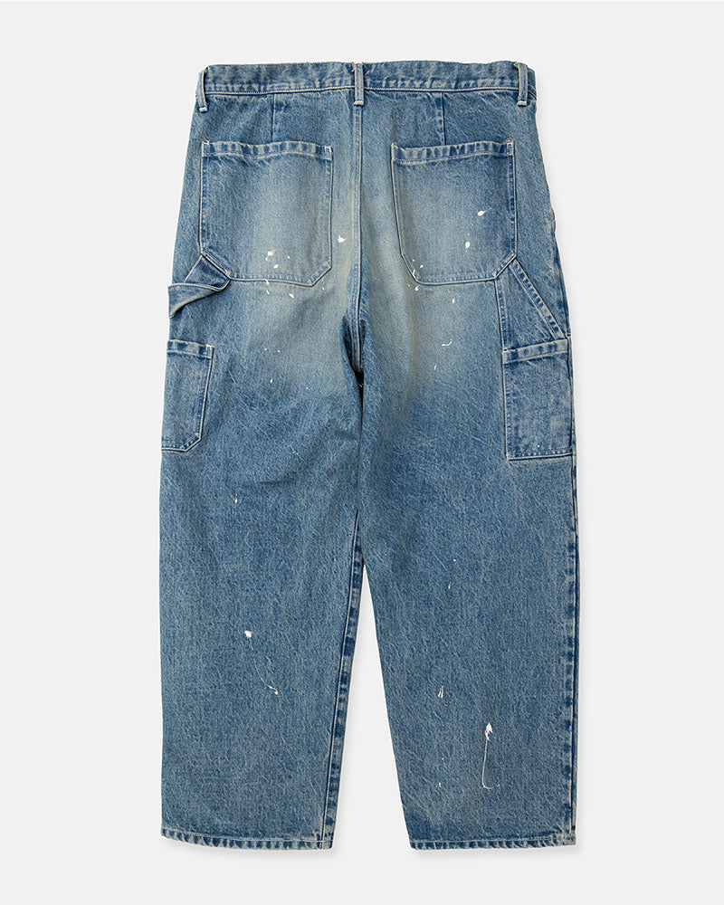 Distressed painter jeans