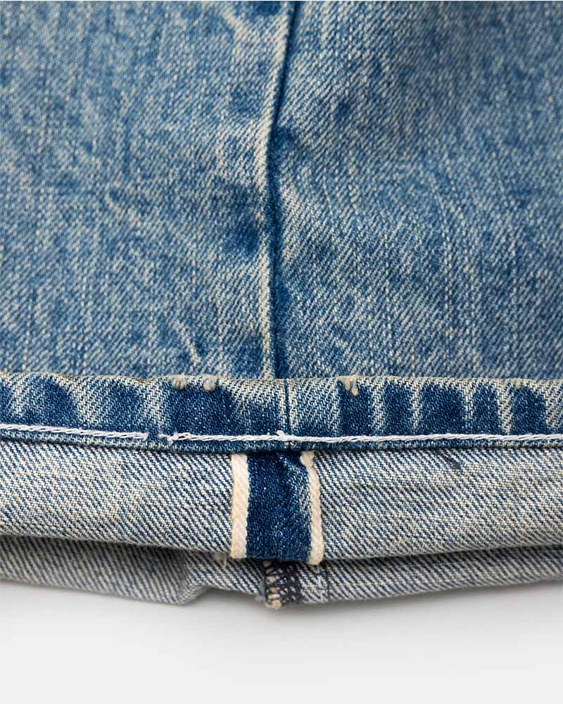 Distressed painter jeans