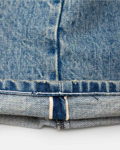 Distressed painter jeans