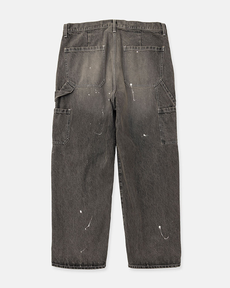 Distressed painter jeans