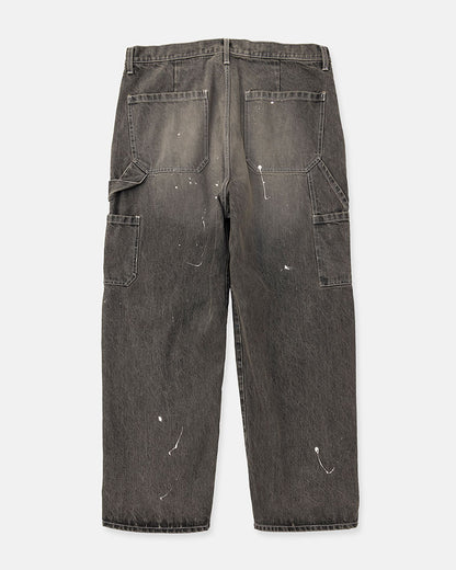 Distressed painter jeans