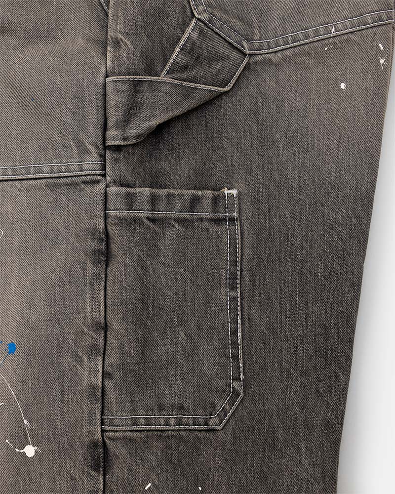 Distressed painter jeans
