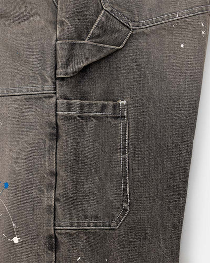Distressed painter jeans