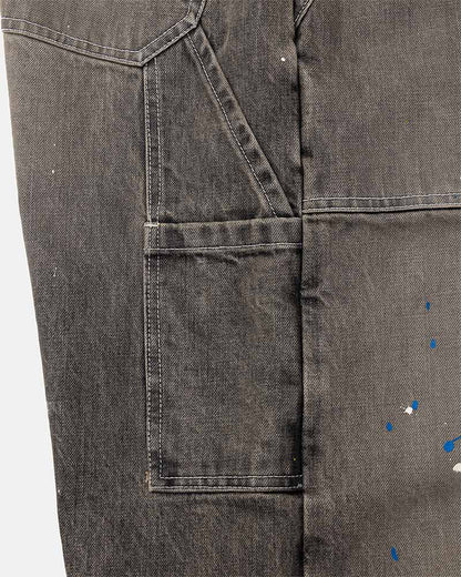 Distressed painter jeans
