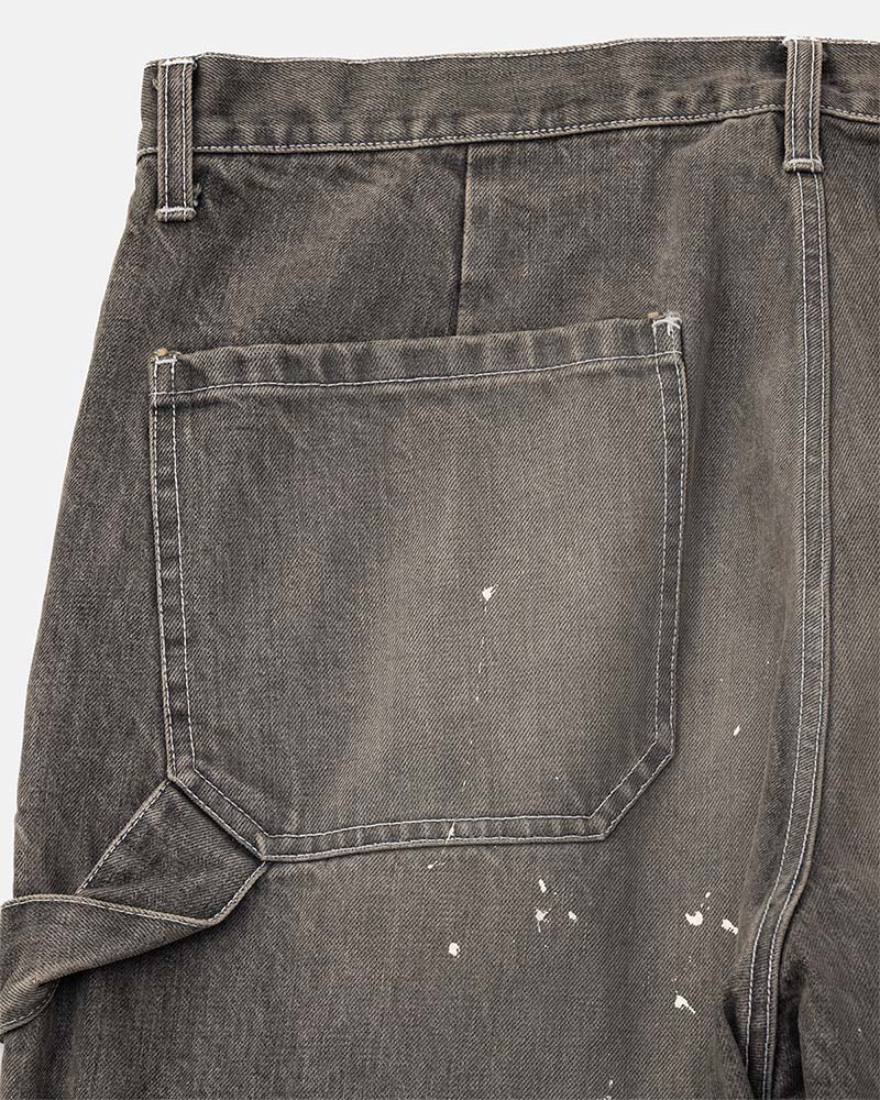 Distressed painter jeans