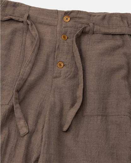 Puckering high-waisted pants
