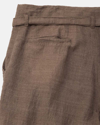 Puckering high-waisted pants